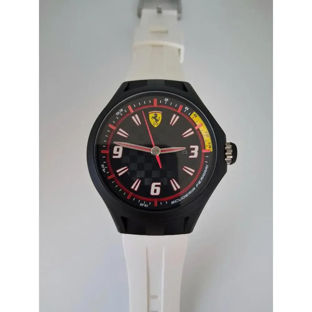 Mens Ferrari Date Watch RARE 44mm‎ in Box